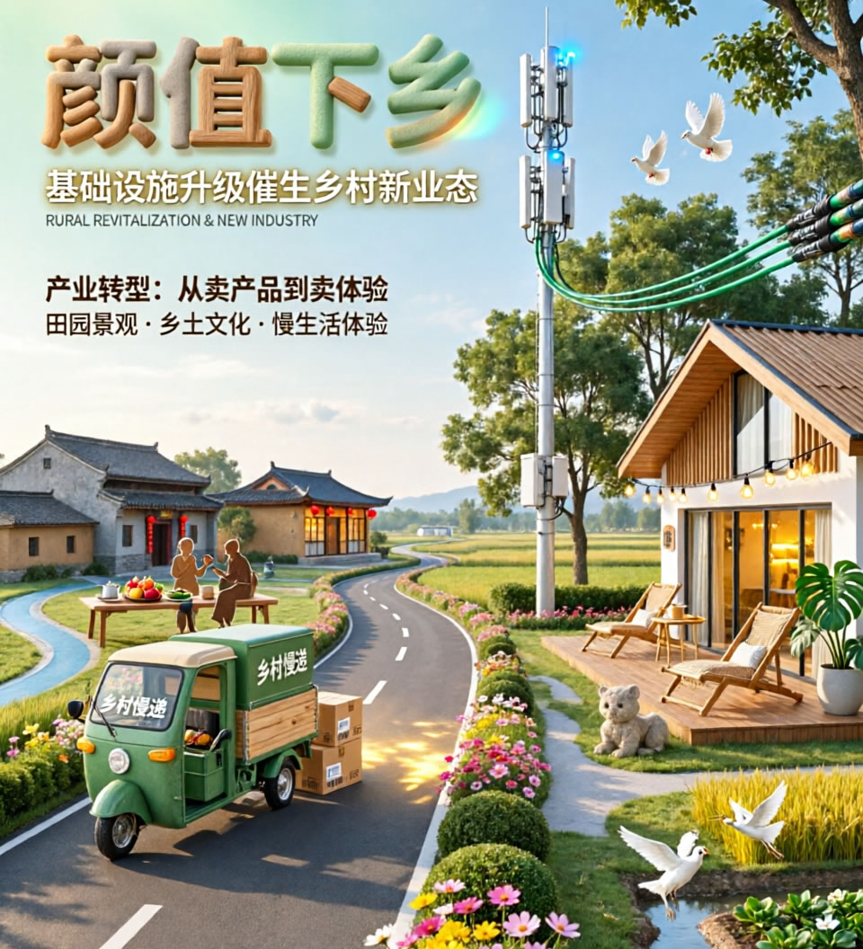 颜值经济下乡：基础设施升级催生乡村新业态